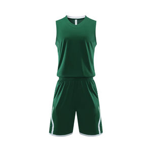 Los Mejores Conjuntos de Uniformes de Baloncesto Antibacterianos, Conjuntos de Camiseta y Pantalones Cortos de Baloncesto Transpirables de Secado Rápido para Hombre con Servicio OEM - Product Image 1