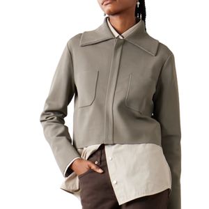 แจ็กเก็ตสำหรับผู้หญิงเสื้อแจ๊กเก็ตลำลองแขนยาวดีไซน์ทันสมัยน้ำหนักเบาออกแบบได้ตามต้องการ - Product Image 1