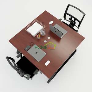 Bureau modulaire contemporain Trapeze II Concept 2 pièces 120x120 (assemblage requis) - Product Image 3