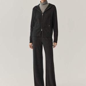 Nouveau cardigan en laine pour femme, automne, polyvalent, mode, tempérament, veste de protection avec poches - Product Image 6