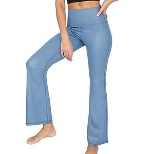 Pantalones de Cuero Elegantes para Mujer, Ajustados, de Cintura Alta, Suaves, de Cuero Genuino, Pantalones de Cuero a la Moda para Mujer - Product Image 1