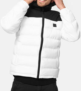 เสื้อแจ็คเก็ตกันลมผ้าแคนวาสสั่งทำขายส่งสำหรับผู้ชาย คอจีน มีฮู้ด เหมาะสำหรับฤดูหนาว สไตล์สตรีทแวร์ - Product Image 1