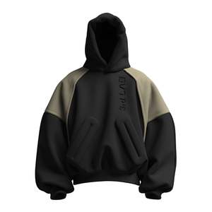 เสื้อสเวตเชิ้ตผ้าฟลีซผู้ชายสำหรับฤดูร้อน แบบถักเรียบ ทรงโอเวอร์ไซส์ คุณภาพสูง ปรับแต่งได้ พร้อมคุณสมบัติสะท้อนแสง - Product Image 6