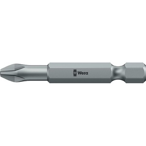 Wera 851/4 TZ 1/4" PH1 <b>Screwdriver</b> Bit 50mm Length Torsion Zone Tough Pack of 10 - Product Image 1