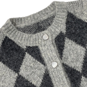 Suéter Cárdigan de Punto Crochet Estilo Coreano para Mujer, Casual, Suave, con Botones, Moda de Invierno, Manga Larga, con Logotipo Personalizado - Product Image 4