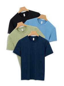 Camiseta deportiva de cuello redondo informal con protección solar antibacteriana, camiseta de secado rápido para hombre con protección solar para hombre - Product Image 6