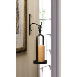 Exquisite <b>black</b> iron <b>lantern</b> with beautifully detailed craftsmanship and traditional European-inspired artistry - Product Image 3