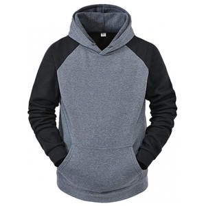 Combinaisons deux pièces de haute qualité avec logo personnalisé survêtement uni de couleur unie pour homme survêtement OEM pull avec sweats à capuche et joggers - Product Image 2
