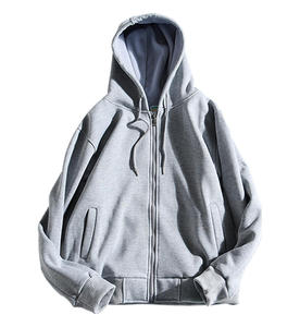 Custom Embroidered <b>Black</b> <b>Zip</b> <b>Up</b> <b>Hoodies</b> For Men Winter Hoodie Custom Printing - Product Image 4