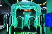 Cinéma VR 9D à 4 places, simulateur de réalité virtuelle commercial avec plateforme de mouvement immersive pour centre commercial, parc à thème, salle d'arcade