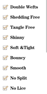 Extensiones de cabello humano Remy Rubio 613 Premium - Product Image 2