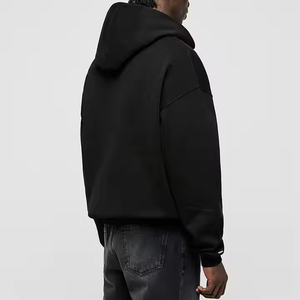 Sweat à capuche personnalisé streetwear d'hiver brodé, poids lourd, coton 500 g/m², coupe ample, sweat à capuche pour hommes - Product Image 6