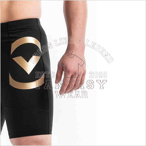 FANTASY WEAR OEM Wholesale Quick Dry Muscle Support <b>Compression</b> <b>Shorts</b> <b>Men</b> Sportswear With Custom Design & Logo - Product Image 4