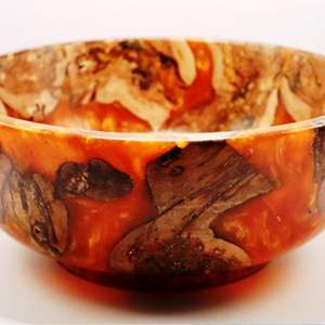 Compre tazón con resina epoxi y tazón de madera y resina brillante de laca en línea al mejor precio Tamaño de producto personalizado Hecho en India - Product Image 5