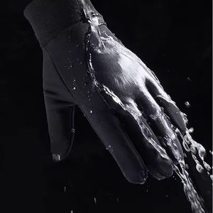 สำหรับชายและหญิงถุงมือกีฬาสำหรับวิ่งและวิ่งออกกำลังกายหน้าจอสัมผัสซิลิโคนโลโก้ตามสั่ง - Product Image 5