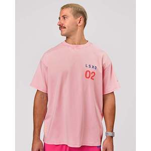เสื้อยืดโอเวอร์ไซส์เนื้อหนัก ผ้าคอตตอนผสมแบบวอชด์ มาร์ชเมลโลว์ - Product Image 2