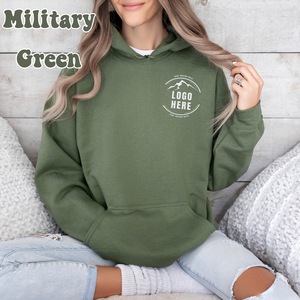 Sudadera con Capucha Extra Grande Informal de Invierno para Mujer, 100% Algodón, Felpa Ecológica, Transpirable, con Bordado 3D Frontal Tipo Canguro - Product Image 6