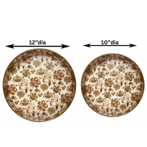 Bandeja para servir moderna de madera MDF, duradera y ligera para comidas, aperitivos, bebidas, uso doméstico y hotelero - Product Image 4