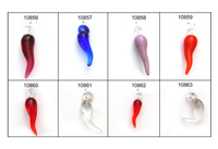 Perles de verre pendentifs pimentés de haute qualité, design unique pour la fabrication de bijoux, bracelets, fournitures artisanales, vente en gros en vrac, Inde