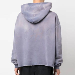 Nouvel Arrivage Vente Chaude Basics Sweats à Capuche Homme Effet Délavé Acide Prix de Gros Raisonnable Design Personnalisé Sweats à Capuche Homme Effet Délavé Acide - Product Image 3