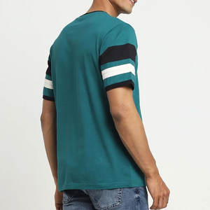 Buena calidad mejor precio personalizado sublimado 3D manga corta Casual hombres camiseta transpirable y ventas al por mayor disponibles - Product Image 2