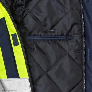 Vêtement de travail de haute qualité, veste de sécurité haute visibilité, protection de sécurité, vêtement de travail imperméable avec plusieurs poches - Product Image 5