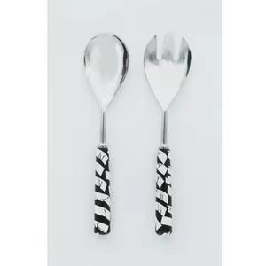 Ensemble de couverts en acier inoxydable pour salade, fourchette et cuillère, durable, poli, écologique, passe au lave-vaisselle, vaisselle de cuisine pour la maison et les restaurants - Product Image 6