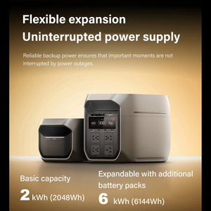 Station d'alimentation portable EcoFlows DELTA Pro 3 de qualité supérieure, sorties 120V et 240V, jusqu'à 6000W - Product Image 3