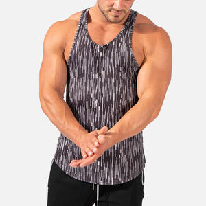 Singlet de sport pour homme personnalisé, 100% coton, respirant, écologique, à séchage rapide, pour l'entraînement, la musculation, le fitness - Product Image 5