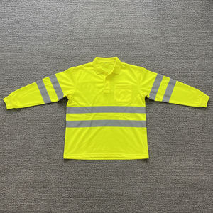 T-shirt de travail à manches longues réfléchissant, haute visibilité, respirant, avec bande réfléchissante pour les travaux de construction - Product Image 3