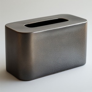 Caja de pañuelos metálica multifuncional de estilo moderno y sencillo con construcción duradera y detalles refinados y suaves. - Product Image 3