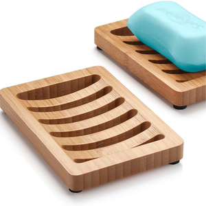 Jabonera de bambú hecha a mano de Vietnam para cocina y baño Precio para hoteles - Product Image 1