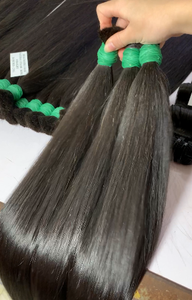 Raw vietnamita sin procesar Virgen Raw Hair Bone Straight Natural Black para venta al por mayor a granel - Product Image 2