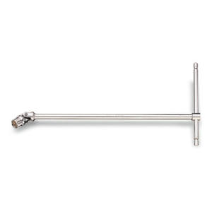 Chrome-Plated T-Handle Wrench with Swivel <b>Socket</b> for Torx Profile Head Screws - Product Image 1