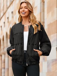 Chaqueta Vaquera de Mujer de Primera Calidad, Superventas, Tendencia Actual, Antiarrugas, Fácil de Lavar - Product Image 3