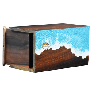 AYAANS Rosewood wooden Hand Carved Wooden Hot Selling cremation Urn <b>Box</b> for Adult Ashes Wholesale Cremation Urns (6X6X11)IN - Product Image 6