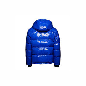 Chaqueta acolchada a prueba de viento personalizada para hombre, abrigo de invierno ecológico con cuello levantado, Material de lona, etiqueta personalizada al por mayor - Product Image 2