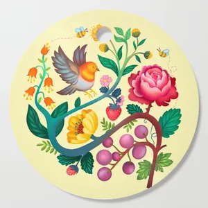 Recién llegado, tabla de cortar de madera e impresa con esmalte único con acabado personalizado con pegatina impresa con trabajo de esmalte - Product Image 1