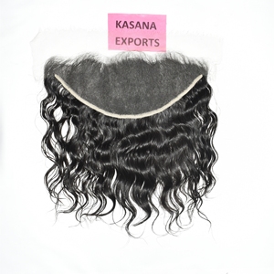 Cabello Humano Natural Negro Virgen Remy Indio Vietnamita de Onda Profunda y Liso, con Cutícula Alineada, Encaje Completo 13*6 HD, Venta al por Mayor - Product Image 2