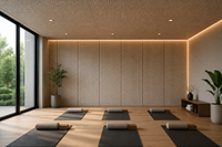 Paneles Acústicos Perforados MDF con Acabado de Madera Natural, Absorción de Sonido, Diseño Moderno para Paredes y Techos de Oficina, Hecho en España