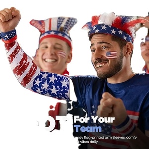 American Style Arm Sleeves for Unisex UV Protection UPF 50 - Product Image 3