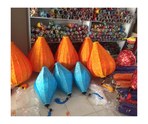 Décorations de fête de lanternes en satin de soie de festival de nouvel an traditionnel pliable extérieur imperméable - Product Image 1