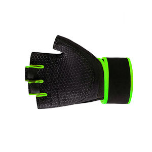 Gants de musculation Esprit pour la musculation, demi-doigts, respirants, en spandex, unisexes, avec fermeture à boucle pour la musculation - Product Image 4