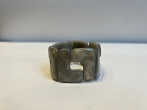 UJBOX Bracelets acryliques multicolores en forme de disque Bracelets en résine rétro Y2K pour femmes Cadeau de Noël en gros - Product Image 5