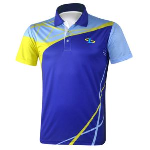 Chemises polo pour hommes respirantes, logo personnalisé imprimé, chemises polo pour hommes élégantes à manches courtes - Product Image 2