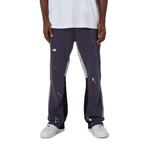 Fabricant de pantalons baggy personnalisés pour hommes Streetwear Oversize Acid Wide Leg Double Waist Layer Boxer Sweatpants Joggers for Men - Product Image 6