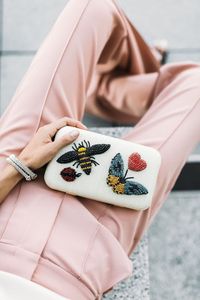 GUIDE BRODERIE UNIQUE Broderie de style bohème Travail Perle Soirée Pochettes à main Design fantaisie Doublure personnalisable - Product Image 5