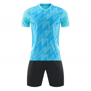 Hot Selling Unique Style Men's Soccer Uniform Custom Logo Digital Print Breathable <b>Windproof</b> 100% Polyester Excellent Wholesale - Product Image 2