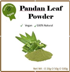 POUDRE DE FEUILLE DE PANDAN DE QUALITÉ SUPÉRIEURE/ÉTIQUETTE PROPRE/CONVIENT POUR LES DESSERTS BIOLOGIQUES THÉS AUX HERBES ET DISTRIBUTEURS MONDIAUX D'INGRÉDIENTS - Product Image 2