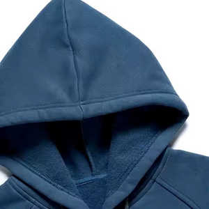 Sudaderas con capucha y cuello de invierno para hombre, sudaderas con capucha estilo jersey, sudaderas con capucha para hombre, Material de algodón 100% de talla grande, sudaderas con capucha personalizadas para hombre - Product Image 5
